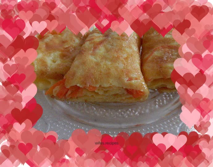 Carrot egg roll