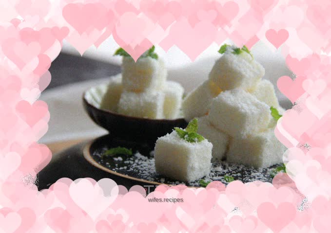 A must-have for summer—coconut cubes