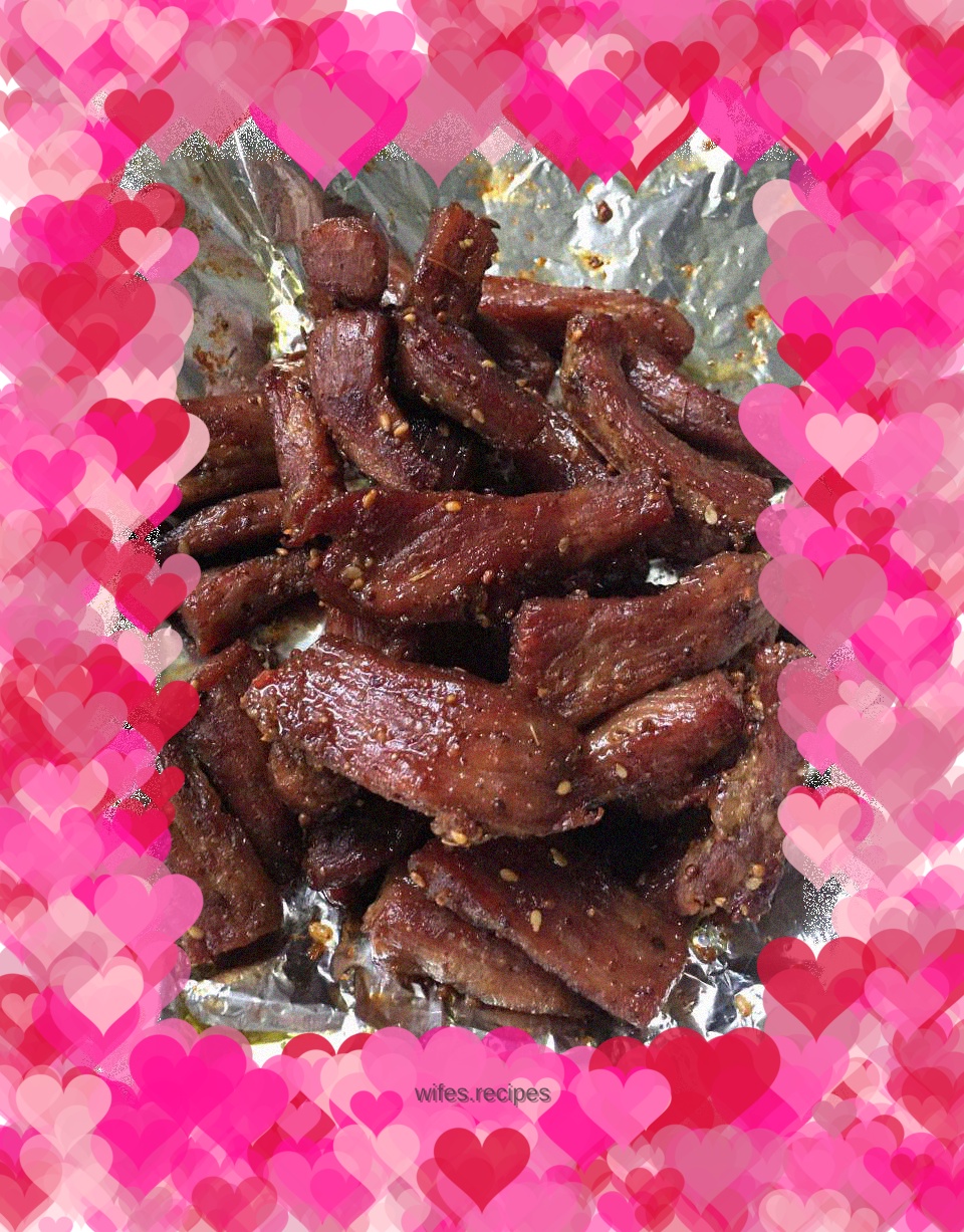 Home version beef jerky