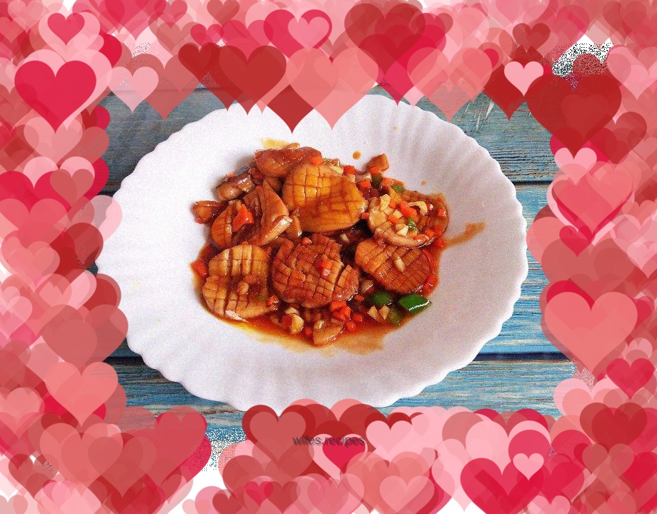 King Oyster Mushroom in Oyster Sauce