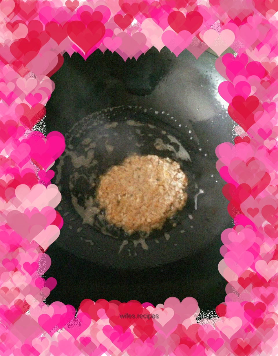 Green onion and lotus root cake