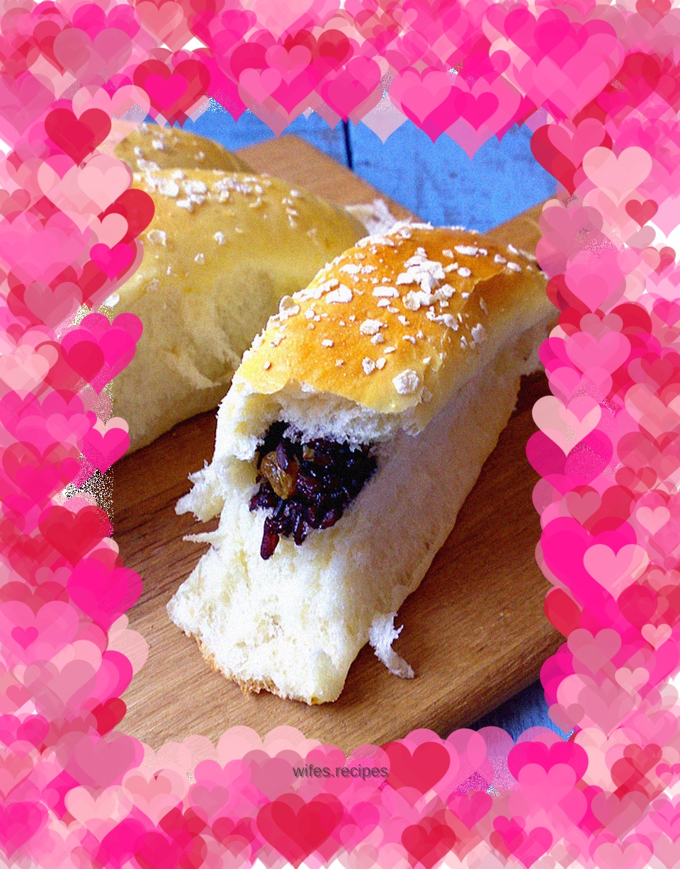 Purple Rice Grape Buns