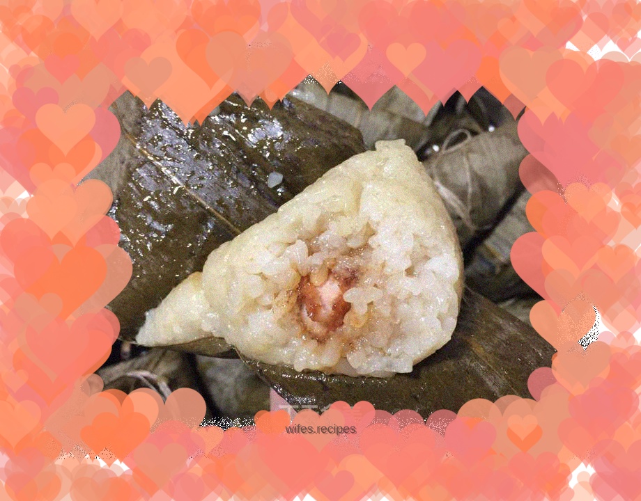Five-spice meat rice dumplings