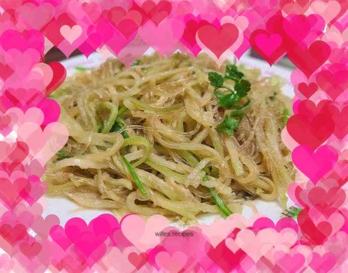 Stir-fried vermicelli with shredded white radish