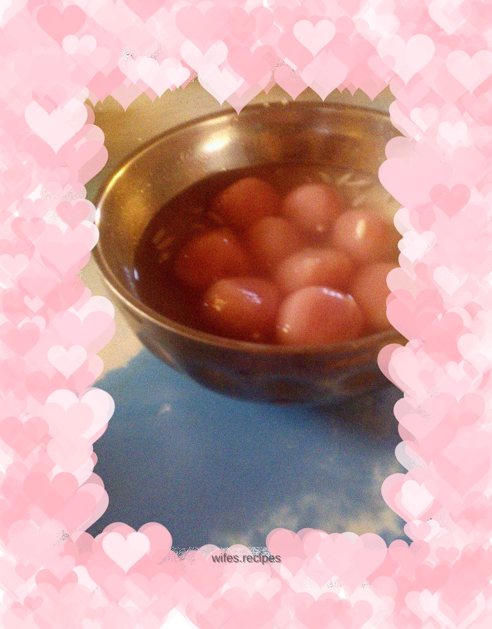 Purple Sweet Wine Rice Balls