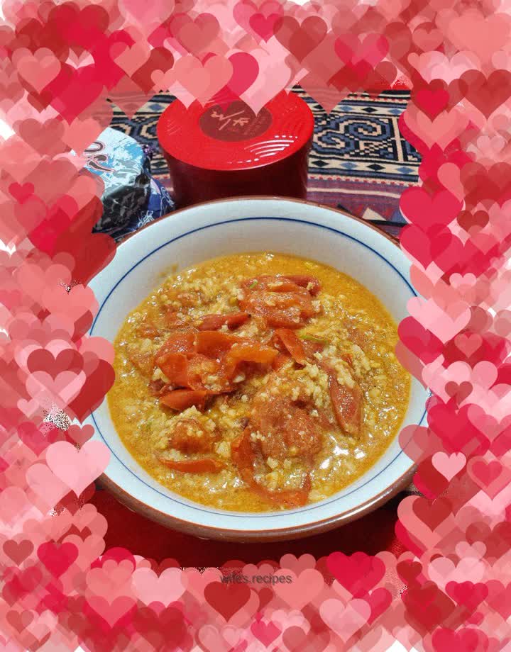 Minced Pork and Boiled Tomatoes