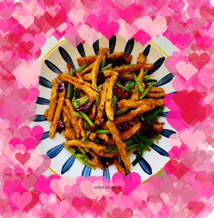 Stir-fried shredded lotus root