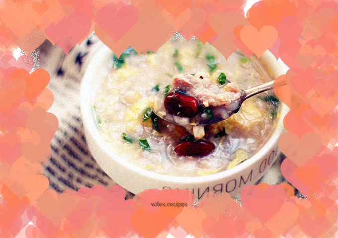 Grain lean meat porridge