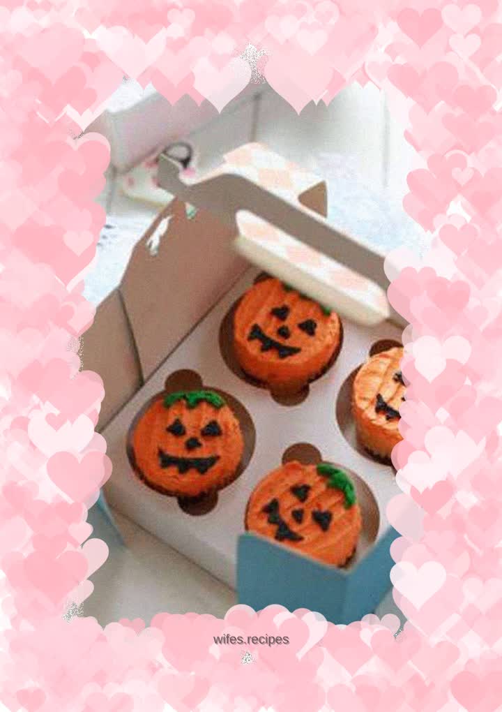 [Tomato Recipe] Halloween Crazy Party Series-Halloween Cream Cupcakes
