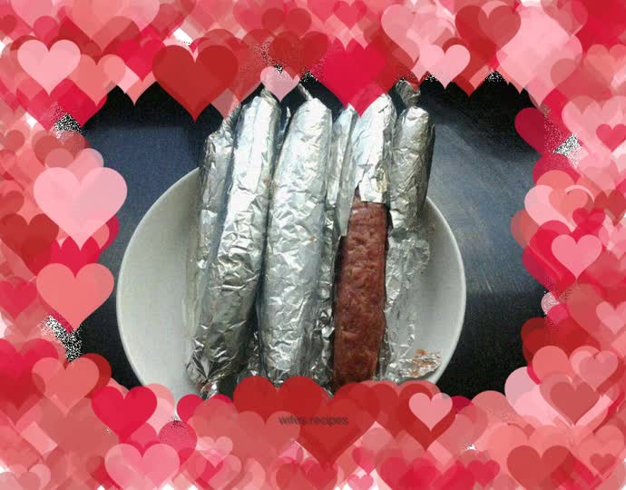 Homemade ham sausage