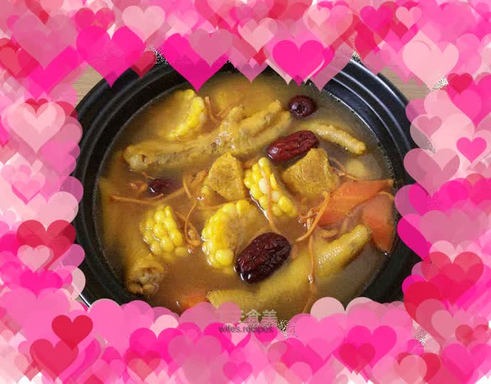 Cordyceps Flower Chicken Feet Lean Meat Soup