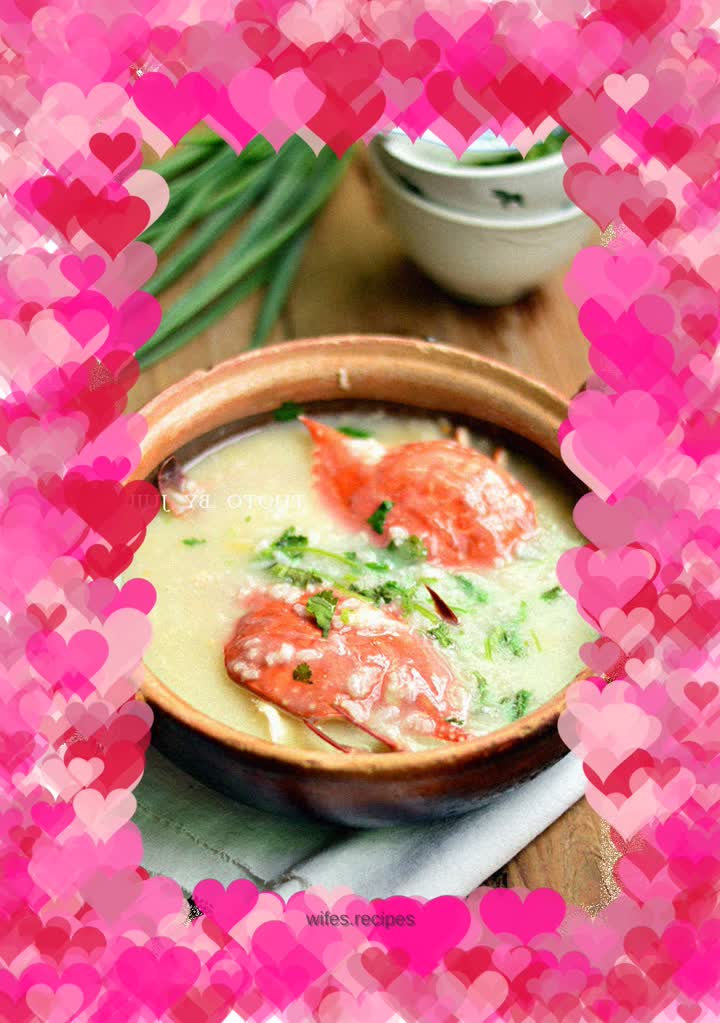 Crab porridge