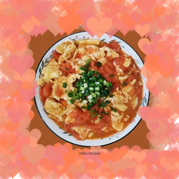 Scrambled eggs with tomatoes