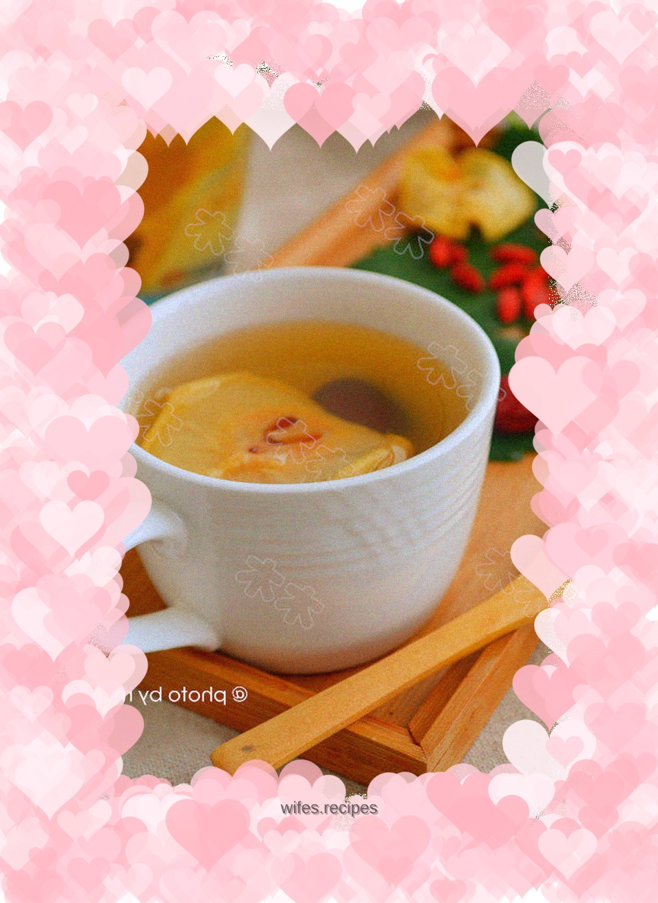 Rock sugar and snow pear dry tea