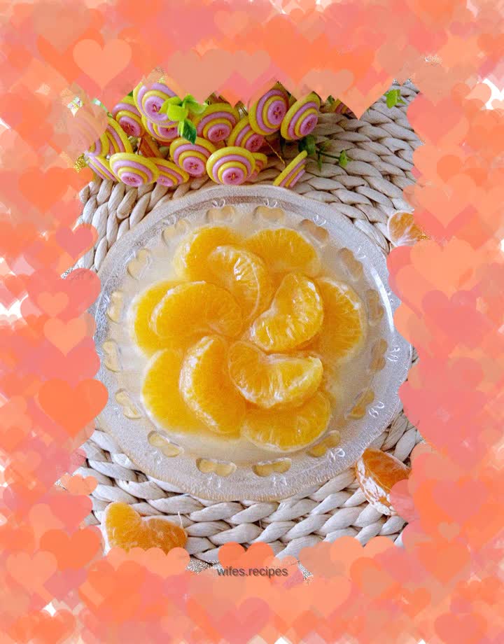 Canned oranges
