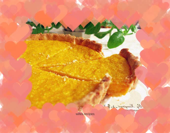 Pumpkin yogurt tart