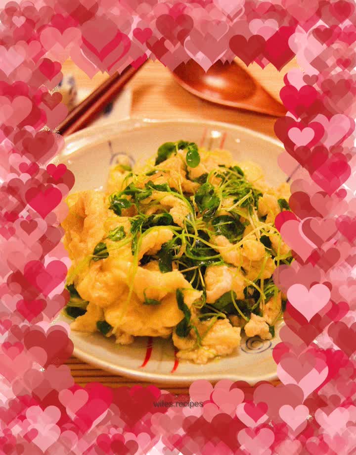 Chinese toon seedlings scrambled eggs