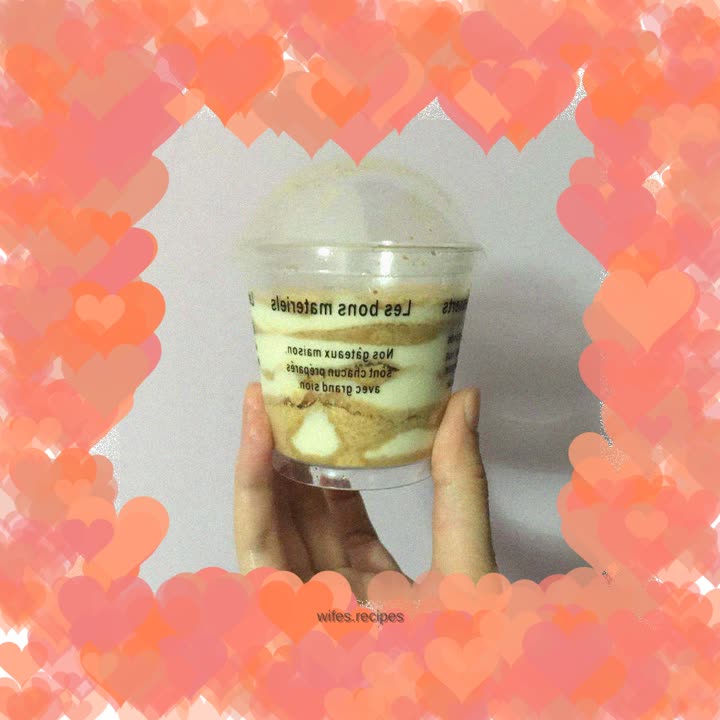 Wooden bran cup—basic dessert