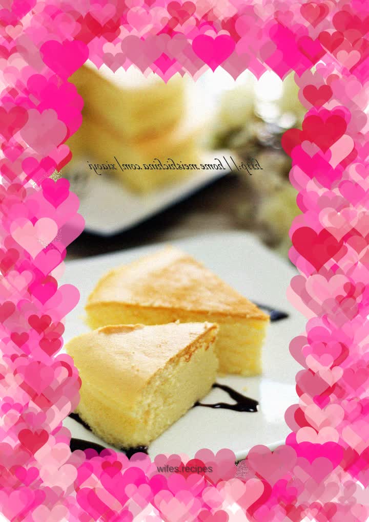 As refreshing and soft as the winter sun - light cheese cake