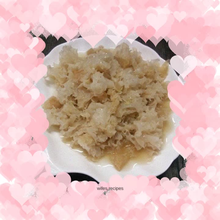 Fried white fungus