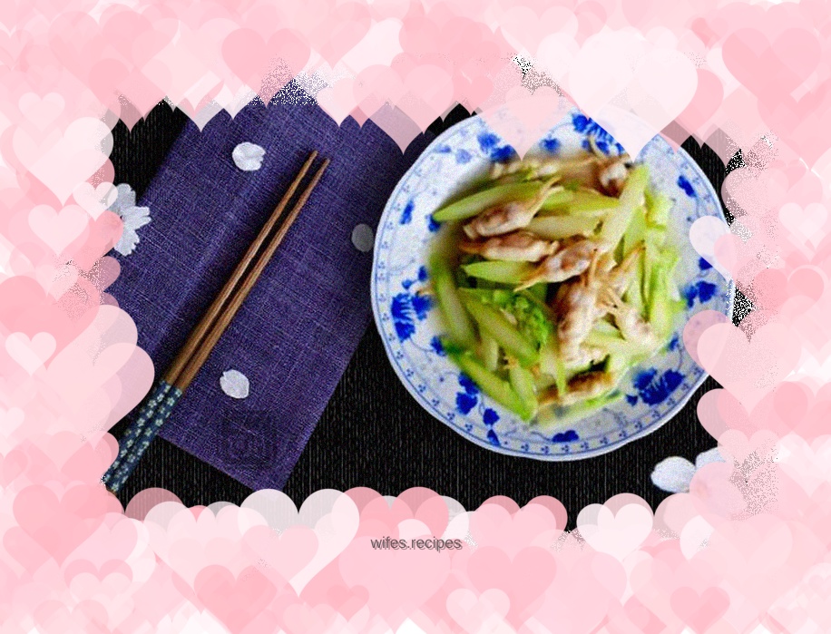 Asparagus and razor clams