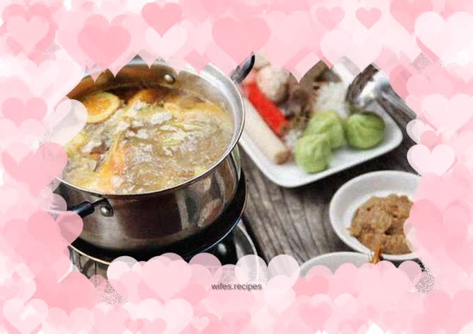 Simple version of curry hotpot