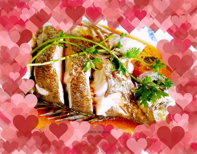 Steamed mandarin fish