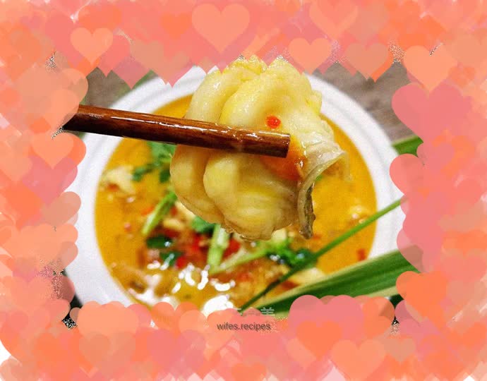 Family version of fish in sour soup