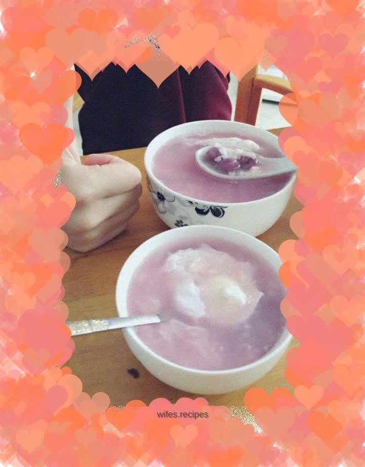 Purple Sweet Potato Rice Balls