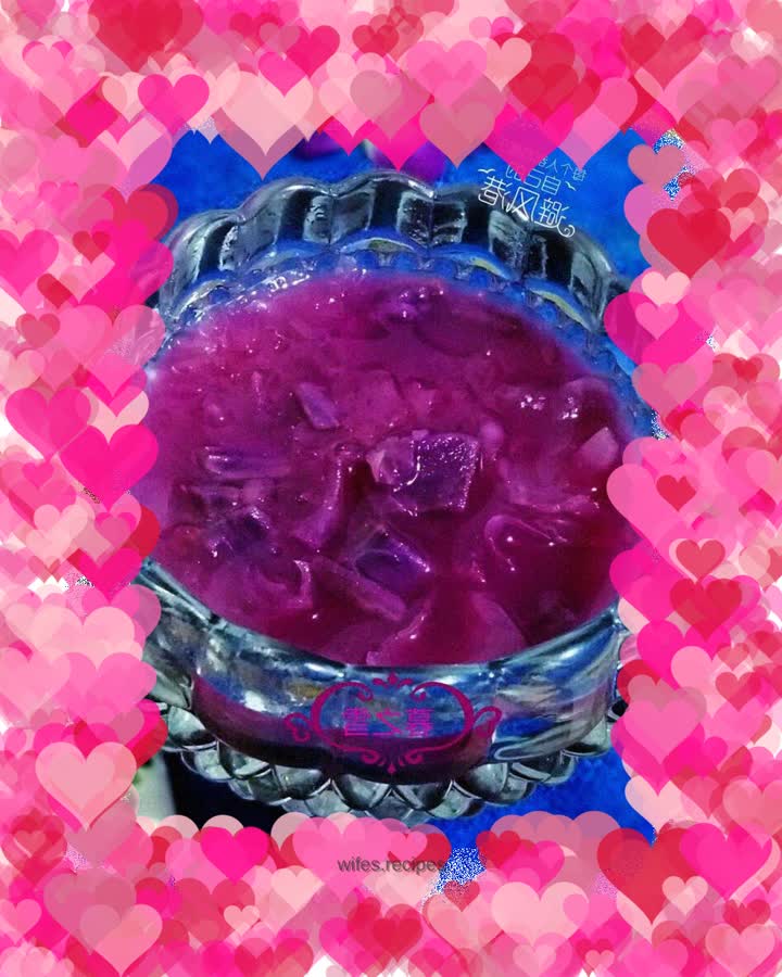 Purple Sweet Potato and Tremella Beauty Soup