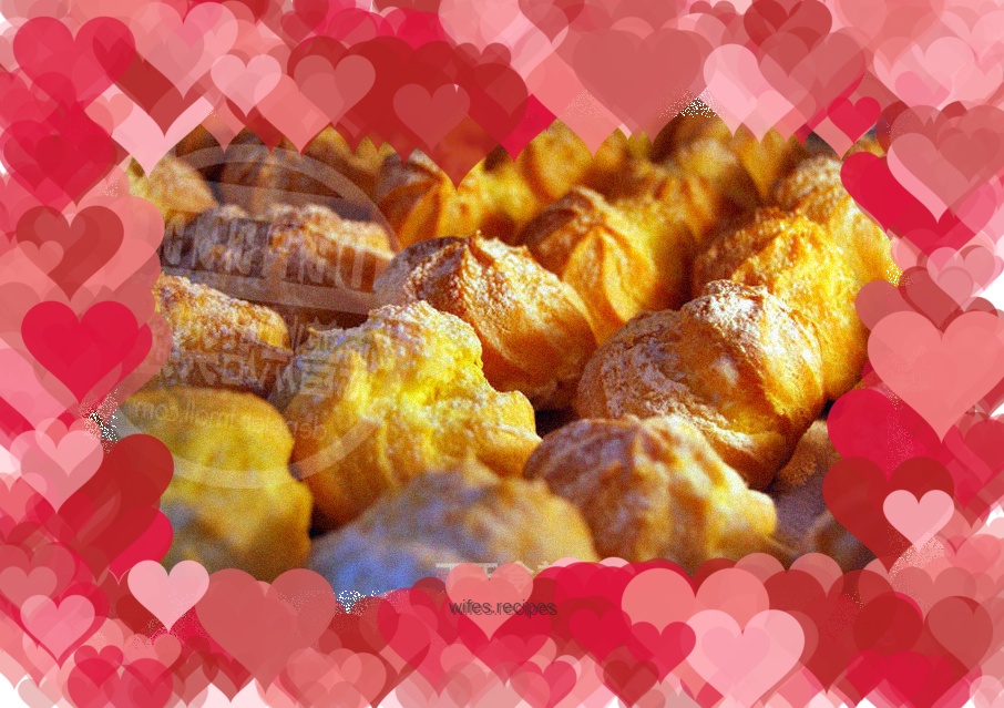 Simple and delicious original cream puffs