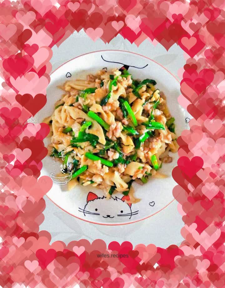 Miso Minced Pork Lotus Root