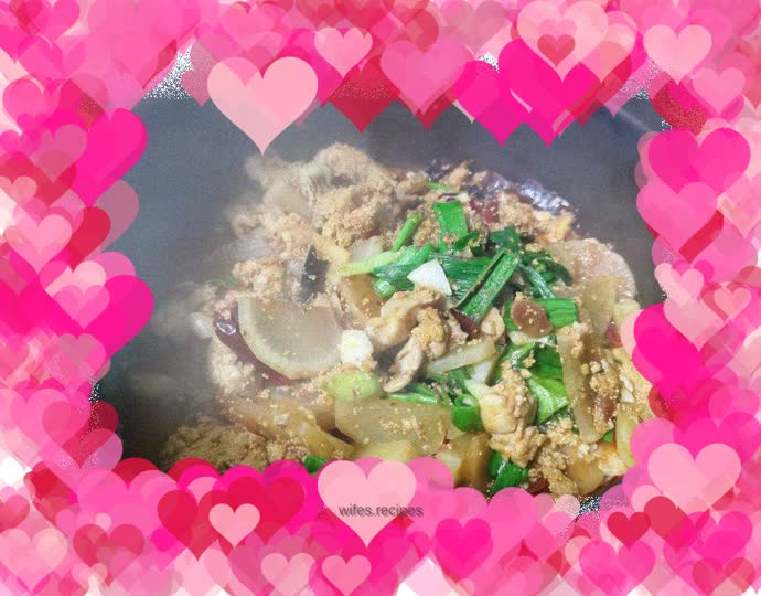 Fish and radish stew