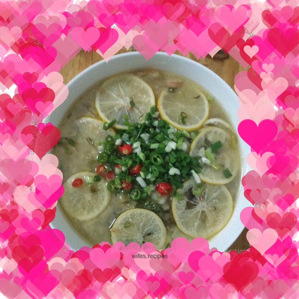 Boiled Fish with Sauerkraut and Lemon