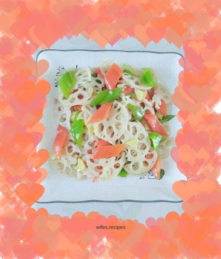 Home-style fried crispy lotus root