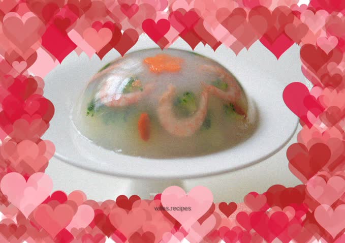 Crystal shrimp jelly