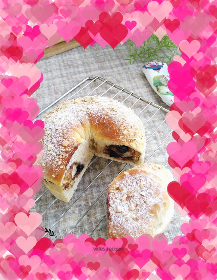 Blueberry popping bread