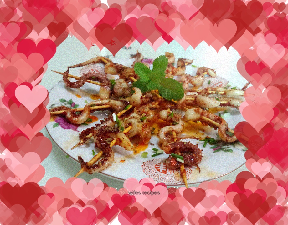 Cumin Squid Skewers