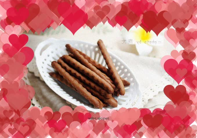 Cocoa ladyfingers