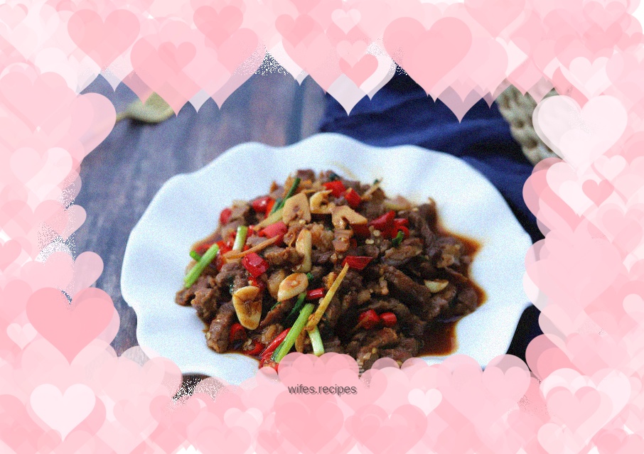Spicy stir-fried beef