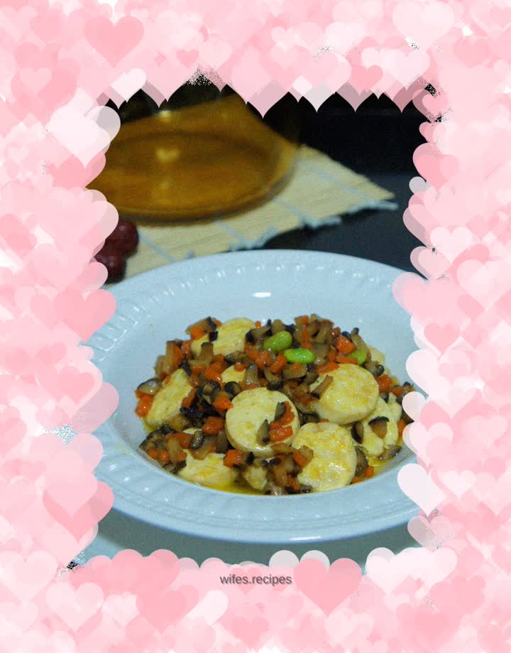 Mixed Vegetables and Tamago Tofu