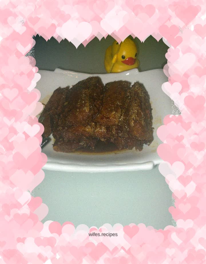 Braised hairtail fish