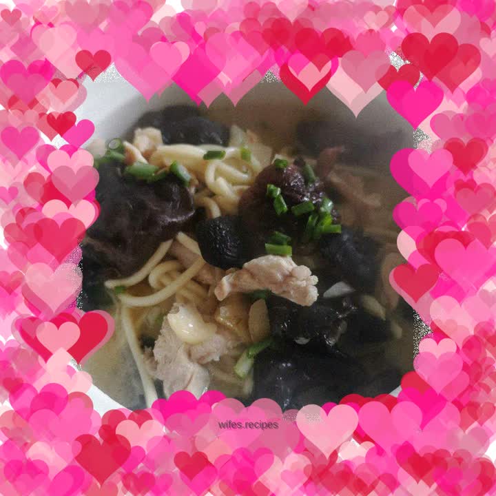 Three Fresh Chicken Noodles