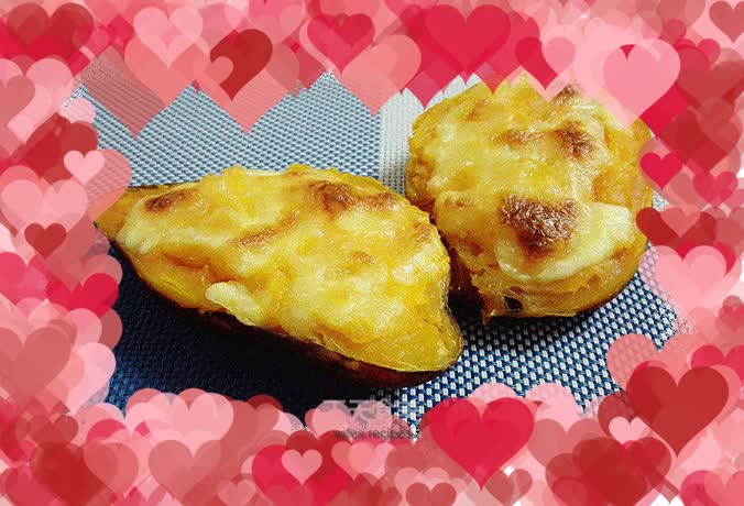 Cheese Baked Sweet Potatoes