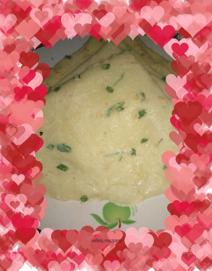 Chive egg pancake