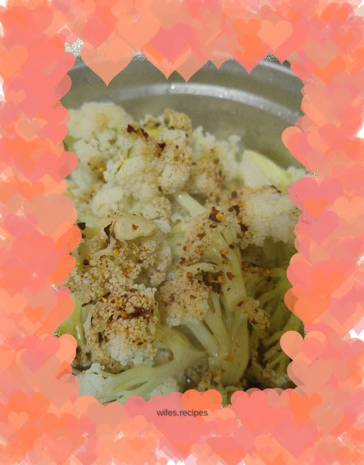 Cauliflower with chili sauce