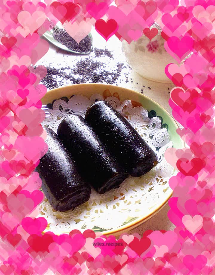 Sesame water chestnut roll