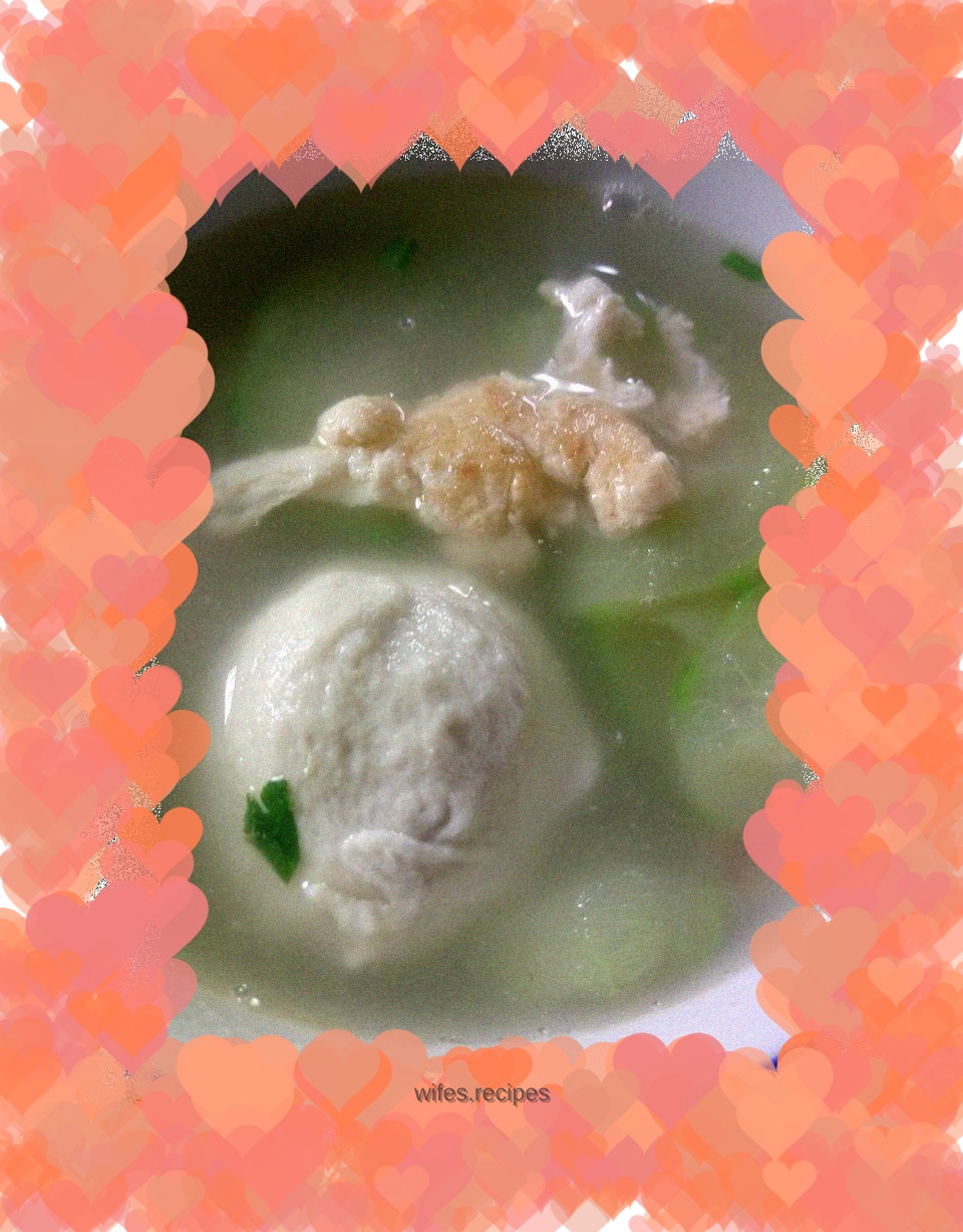 Luffa soup