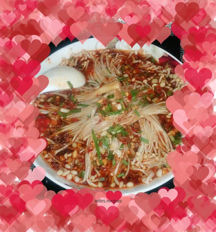 Enoki mushrooms (hot mix)