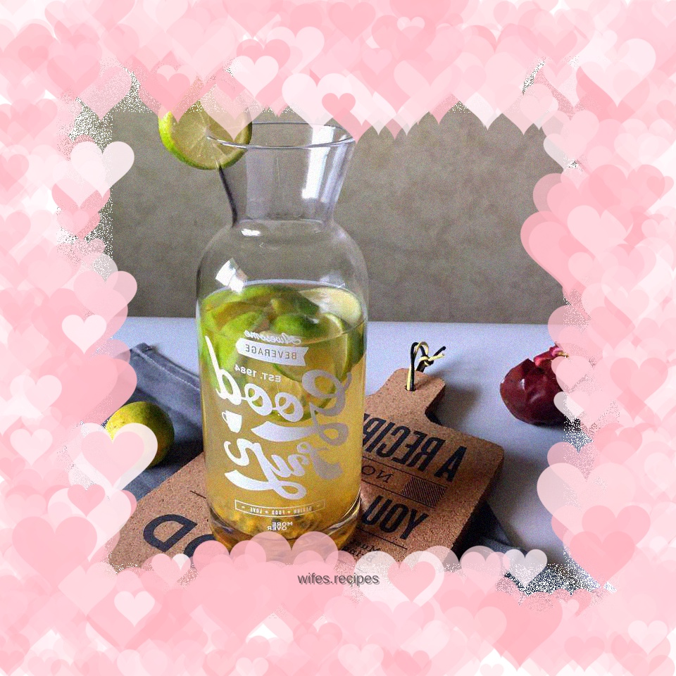 Passion Fruit Lime Honey Drink